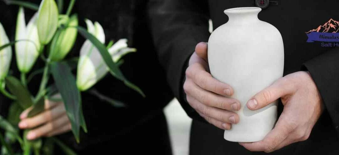 Himalayan Sea Salt Urn – Himalayan Salt Biodegradable Cremation Urn