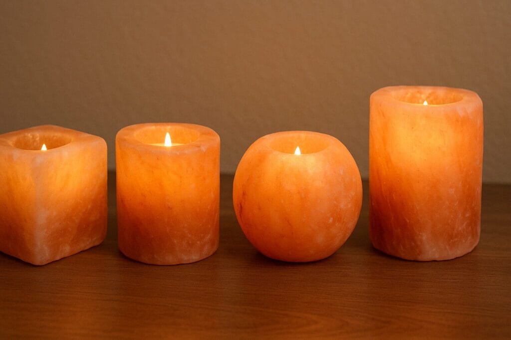 Salt Candle Holders