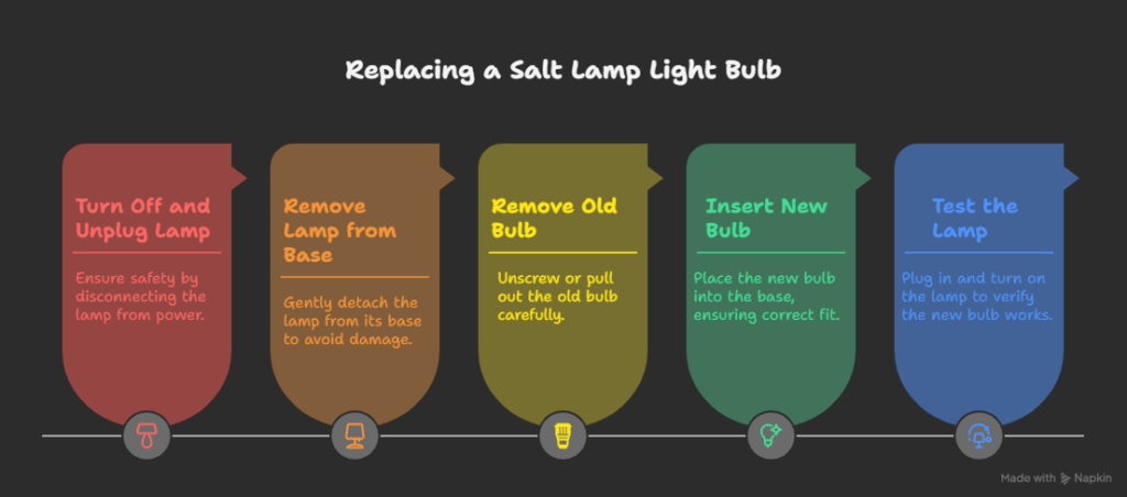 salt lamp light replacement