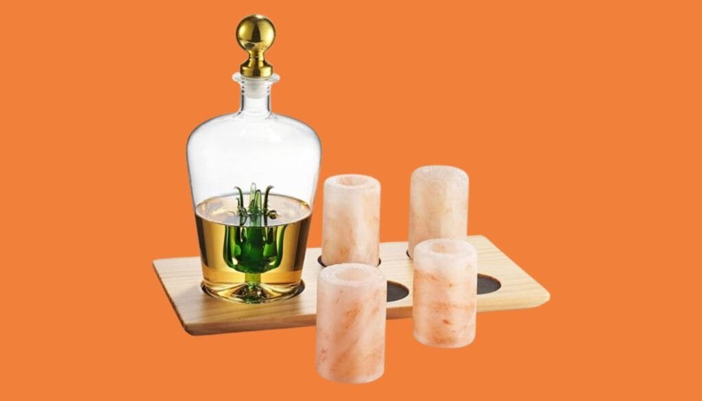 Himalayan salt shot glasses