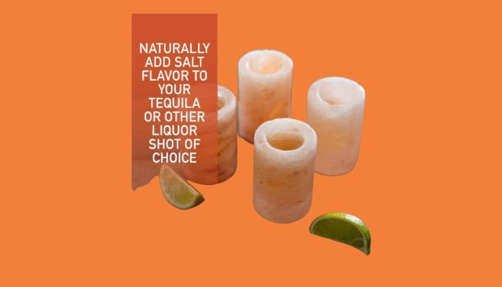 Himalayan salt shot glasses